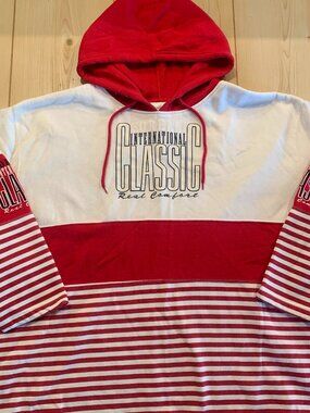 Vintage Y2K Forelli Moda Internazionale Classic Striped Hoodie Women's 30/32